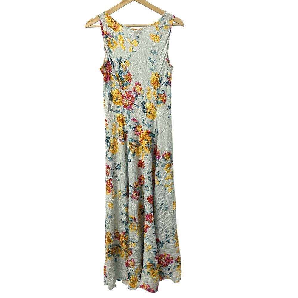 Sundance Neroli Maxi Dress Small Rayon Summer Floral Boho Cottagecore Bloomcore - Picture 3 of 10